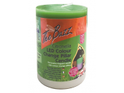 The Buzz Citronella LED Colour Change Pillar Candle